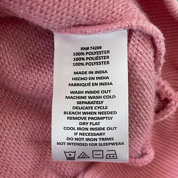 DKNY || Little girls soft fuzzy faux fur pullover hoodie - Size 6 - Picture 5 of 6